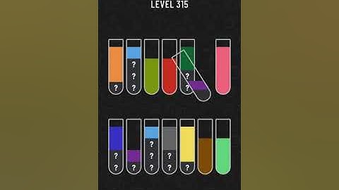 【Water Sort Puzzle】 Level 315