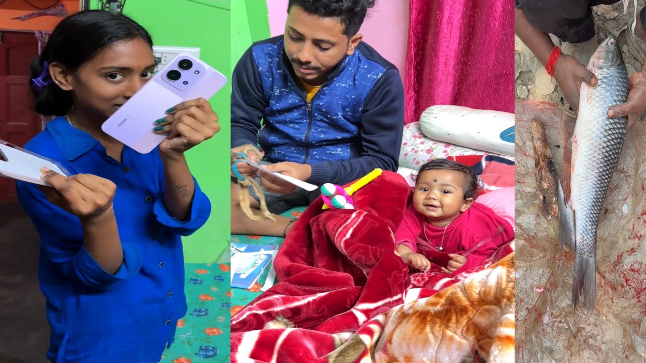 ননদিনীর জন্য বর মশাই আজকে নতুন ফোন বানিয়ে দিল। শাশুড়ী মা আজকে বড় কাতলা মাছ রাখলো