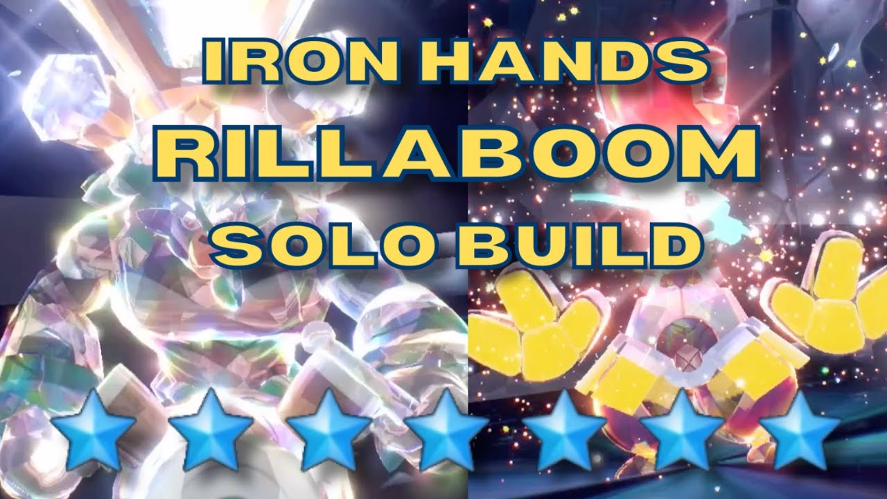 Pokemon Scarlet and Violet Iron Hands Raid build