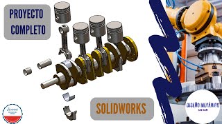 ✅ [SOLIDWORKS] Diseño Completo Motor de Combustión | SOLIDWORKS | INNOVATECH
