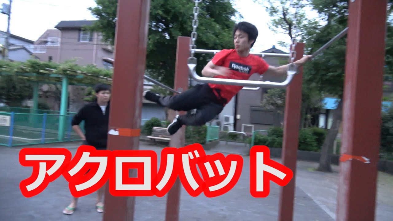 朝でもアクロバティックに遊んでます。