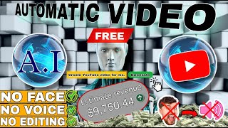 Free Ai Video Generater Tool For Youtube Full Course No Face, No Voice, No Editing Required