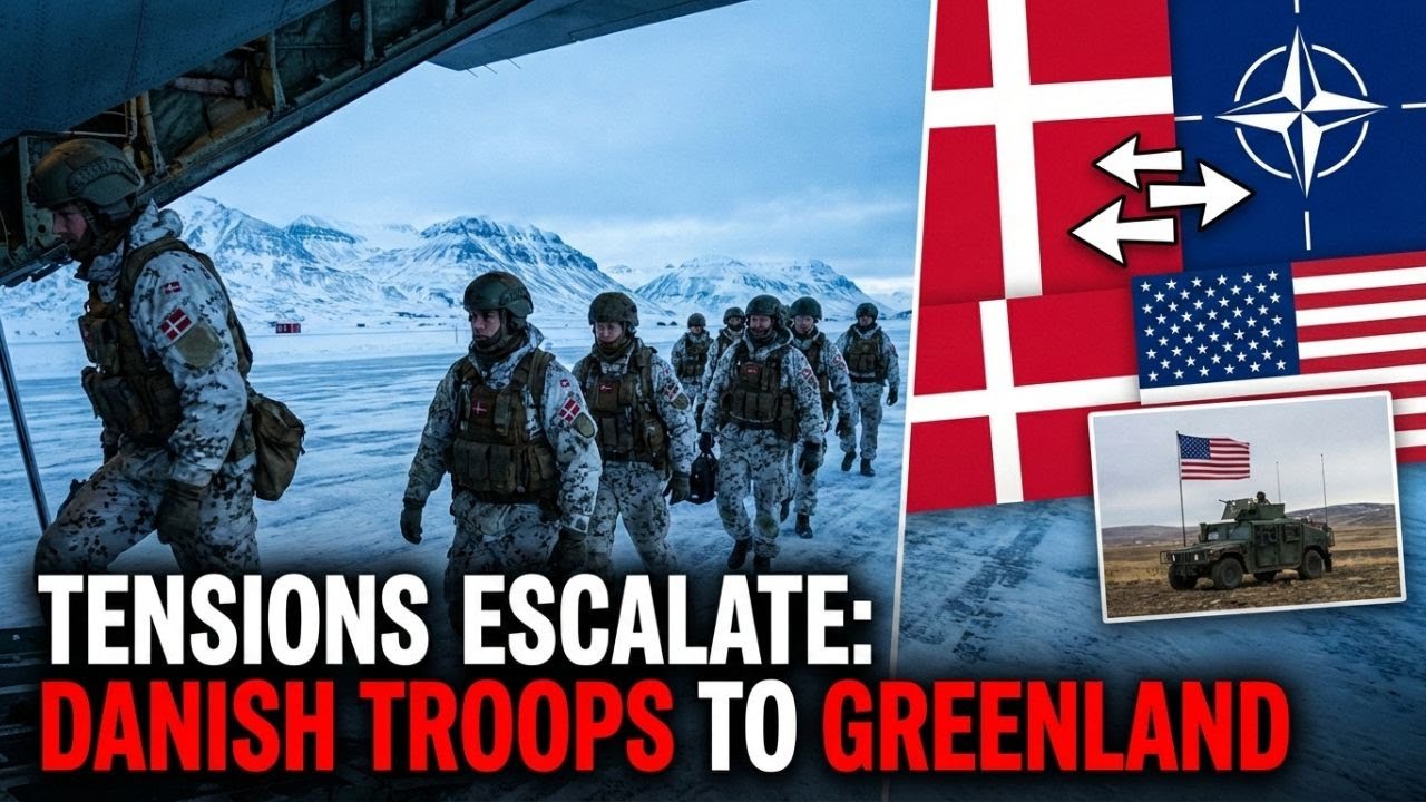 1 MINUTE AGO — Denmark expanded its military presence in Greenland as U.S.–Europe tensions deepen.