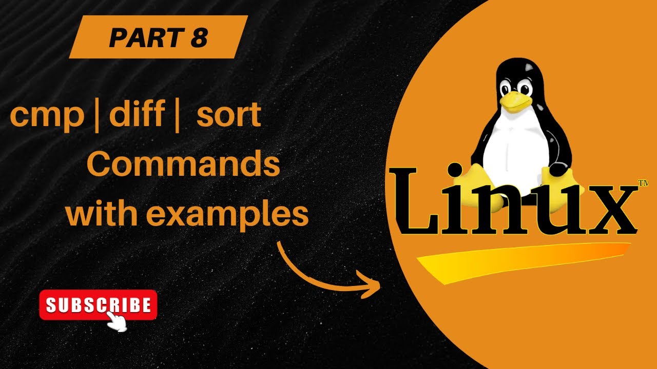Cmp Differential Part-8 | cmp, diff & sort Commands in Linux | FreeLinuxCourse - YouTube