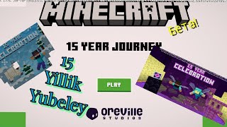 Minecraftni 15 yillik yubeley tantanasi worldiga o'ynaymiz #ykaherobrine #minecraft #letsplay