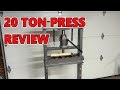 Harbor Freight Central Machinery 20 Ton Press Review