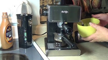 How to Make Espresso / Cappuccino & Froth Like a Beast with a Mr. Coffee Espresso Cappuccino Machine