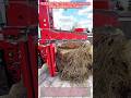 Satisfying Hay Bale Cutting! 🚜 Advanced Farm Machinery in Action #shorts