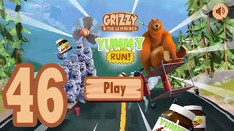 Grizzy and the Lemmings Yummy Run - Gameplay Walkthrough part 46 (Android/iOS)