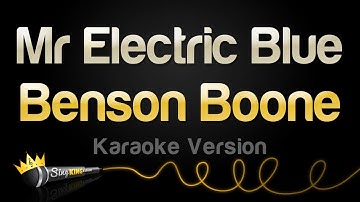 Thumbnail of Benson Boone - Mr Electric Blue (Karaoke Version)