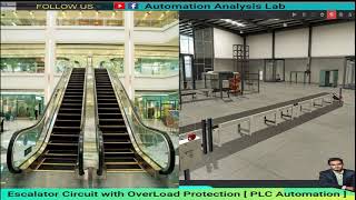 PLC program for Escalator with overload protection.