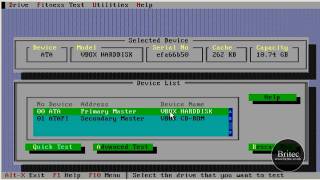 how to test and diagnose hard drives by britec