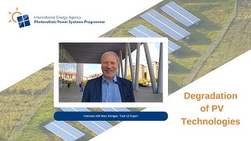 Degradation of PV Technologies, Interview, Marc Köntges, Task 13 Expert