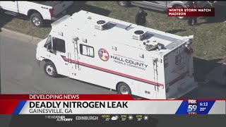 6 people killed in nitrogen leak at Georgia poultry plant