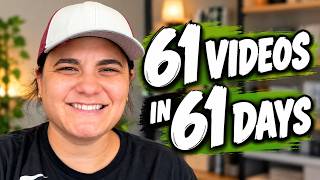 I Posted 61 YouTube Videos in 61 Days — Was It Worth It? #contentcreators #youtubejourney