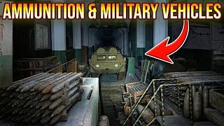 Ammunition and Military Vehicles Found in an Abandoned Underground Factory