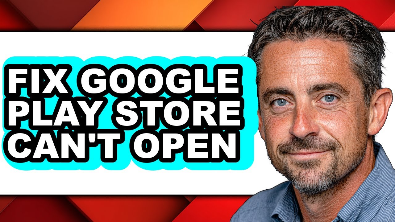 How to Fix Google Play Store Can't Open - Step by Step - YouTube