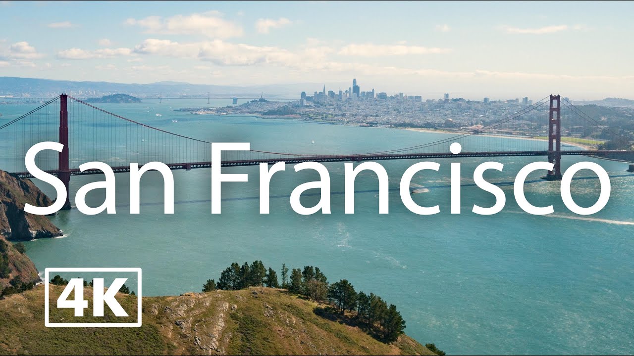 San Francisco 4K | City Tour with Calm Music
