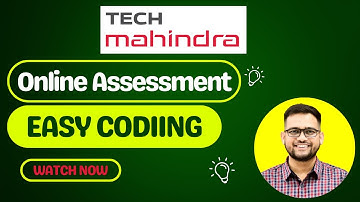 Tech Mahindra Online Assessment | Tech Mahindra Coding Assessment 2023 | Tech Mahindra Online Exam