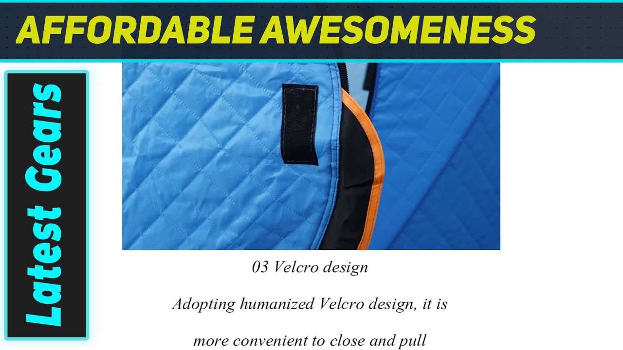 SchAan Ice Fishing Tent: Amazing Cold-Proof Shelter with Chimney!