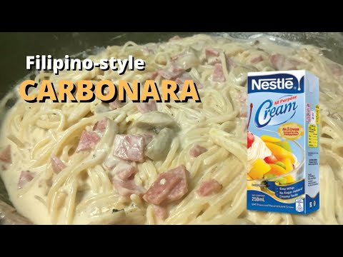 Video: Pagluluto Ng Carbonara Pasta