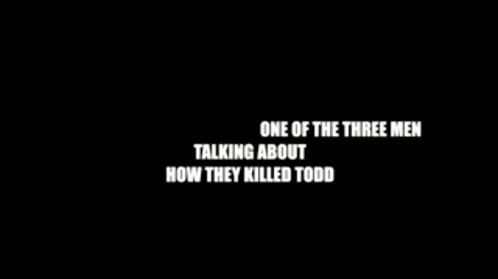 A 15 year old boy murdered by his friends ...Todds...