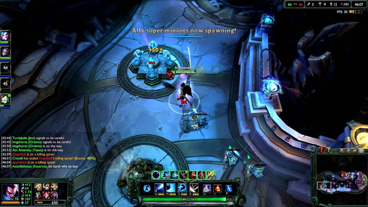 League of Legends -- Hexakill Twisted Treeline - Session 6 Clips - Backdoor Yasuo