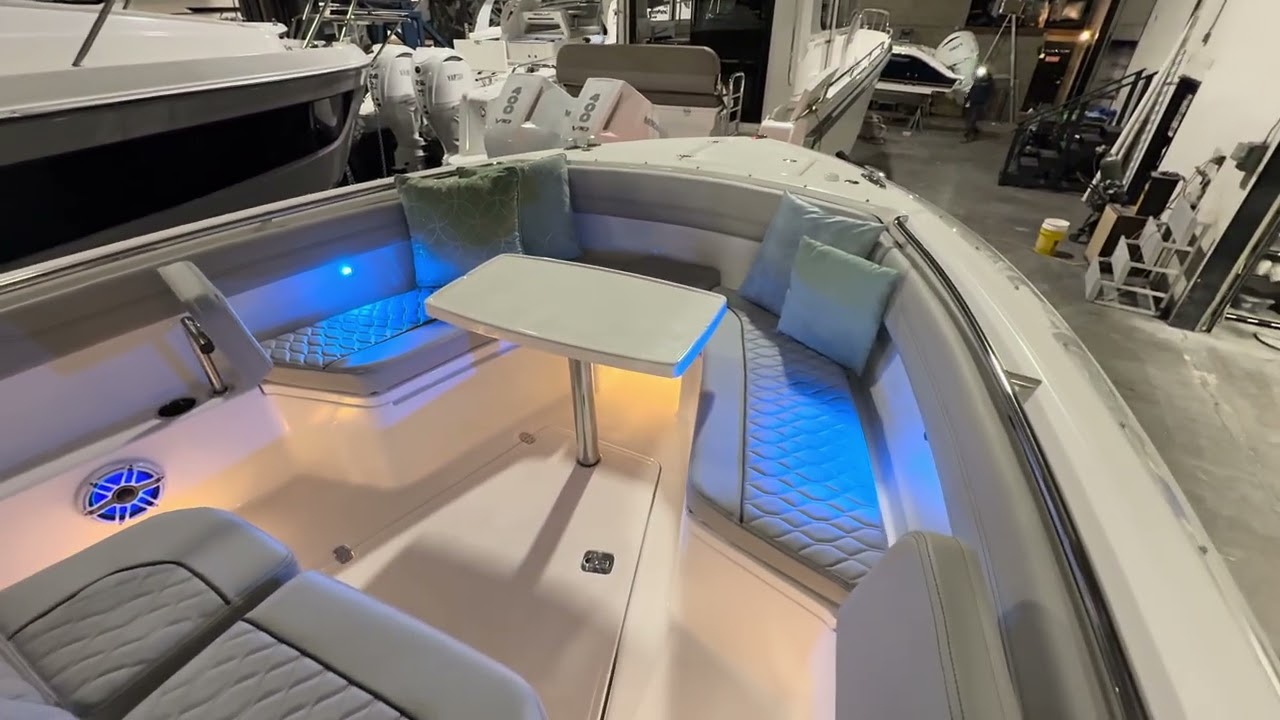 Pursuit S 288 interior walk through 