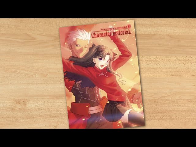 Fate/Complete Material Volume 2: Character Material (book flip