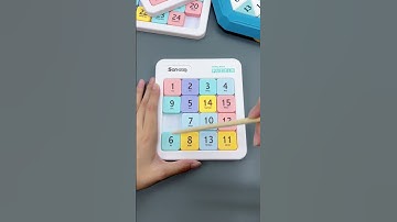 Digital Huarong Road sliding block puzzle, exercise children