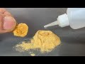 magical liquid + magic powder / Chemical reaction of CA glue and saw dust [Woodworking Tips]