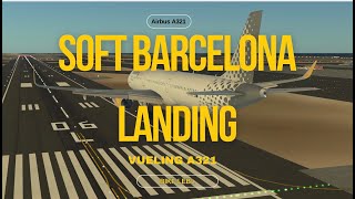 Soft Barcelona Landing | Vueling A321 | Infinite Flight screenshot 1