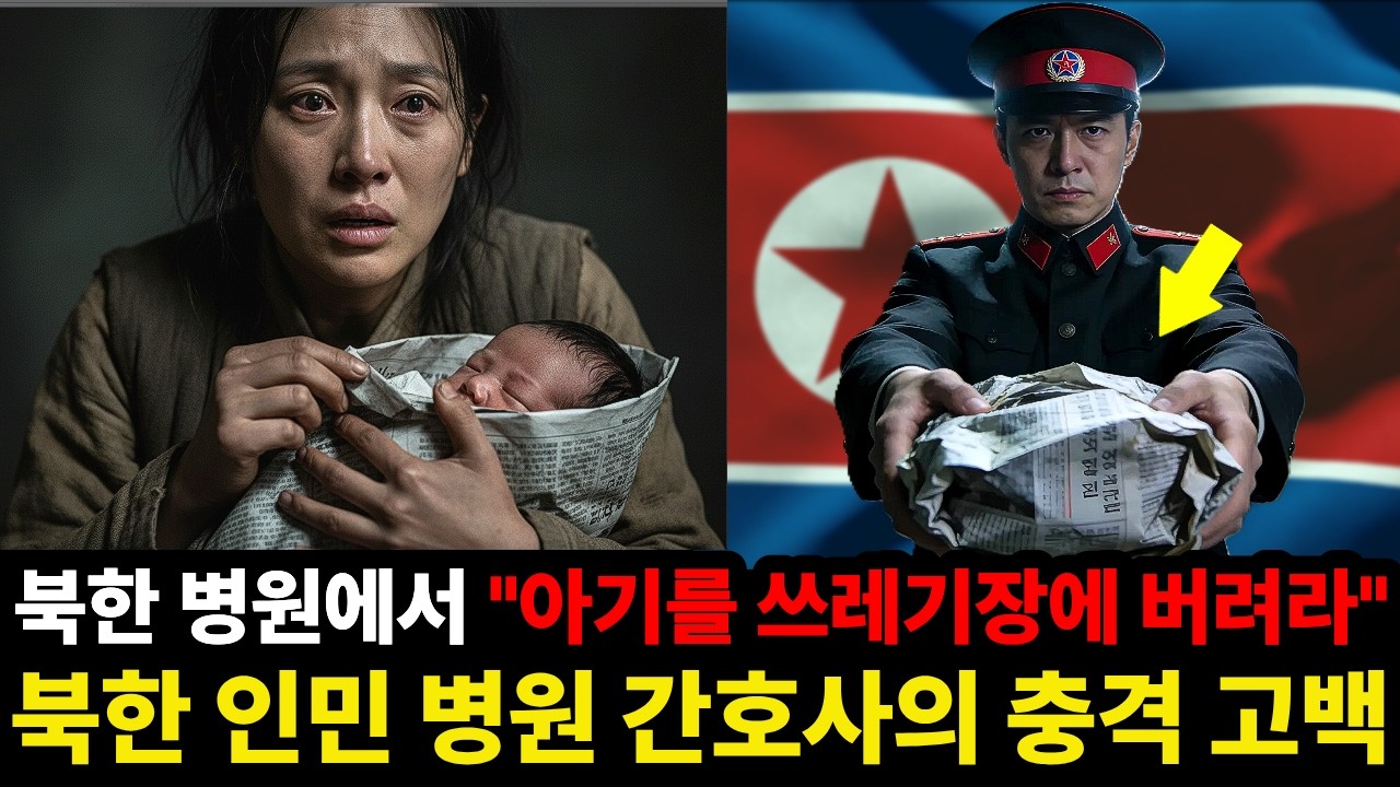 북한 병원에서 아기를 쓰레기장에 버려라! 인민 병원 간호사의 충격 고백 | 탈북 감동 사연