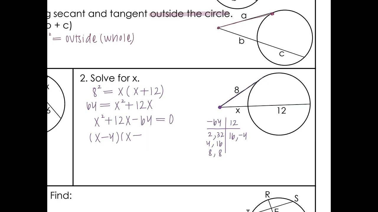 Segment Lengths Notes