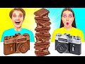 Челлендж Шоколадная еда vs. Настоящая еда #10 от DaRaDa Challenge