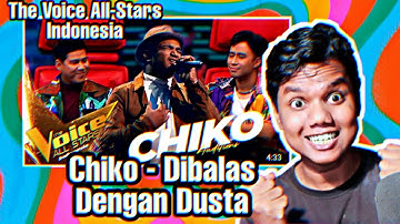 Chiko - Dibalas Dengan Dusta (Glenn Fredly) | The Voice All-Stars Indonesia | REACTION