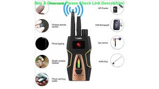Top T8000 Anti Spy Detector RF Bug Detector Wireless Signal Scanner Alarm Security Motion Vibration screenshot 4