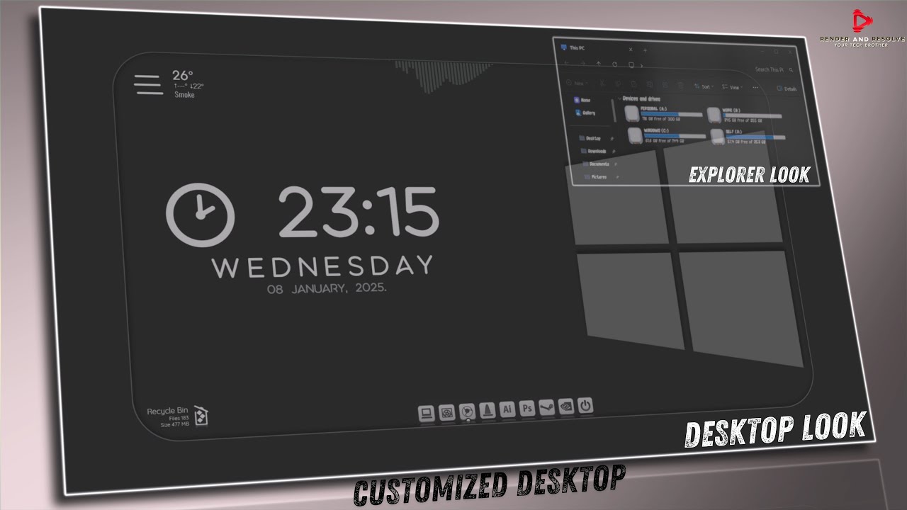 Customize your Desktop Like Never Before With This Theme | Windows ...
