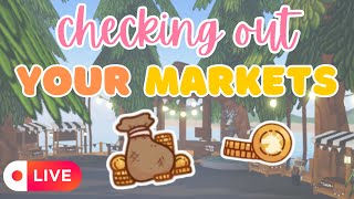 Checking Out YOUR Market Stands + Buying Stuff! (I spent 500K+ tokens ) | Wild Horse Islands