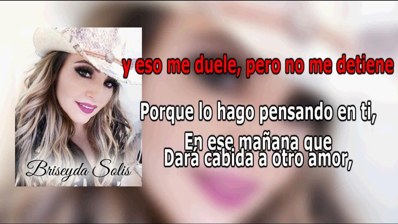 Briseyda Solis - Cuando Abras Los Ojos (Karaoke) - YouTube