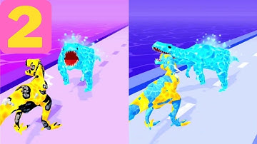 Dino Evolution Run 3D Gameplay Walkthrough Part 02