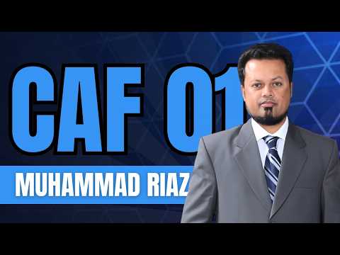 Master Riaz Fp CAF 1 FAR BY SIR M.RIAZ Lecture 01 - YouTube