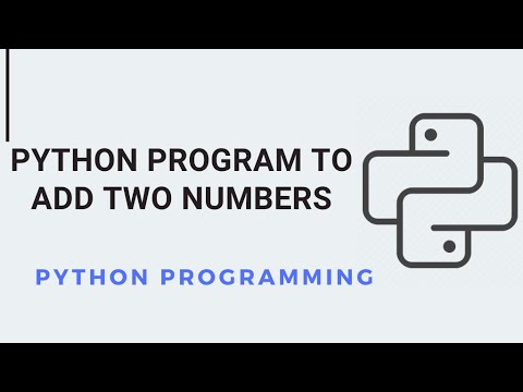 How to Add Two Numbers with Python