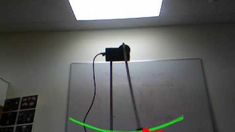 Motion tracking of pendulum using Kinect