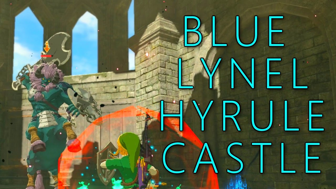 Hyrule Castle Blue Lynel Mini Boss Fight Breath Of The Wild YouTube hyrule-castle-blue-lynel-mini-boss-fight-breath-of-the-wild-youtube