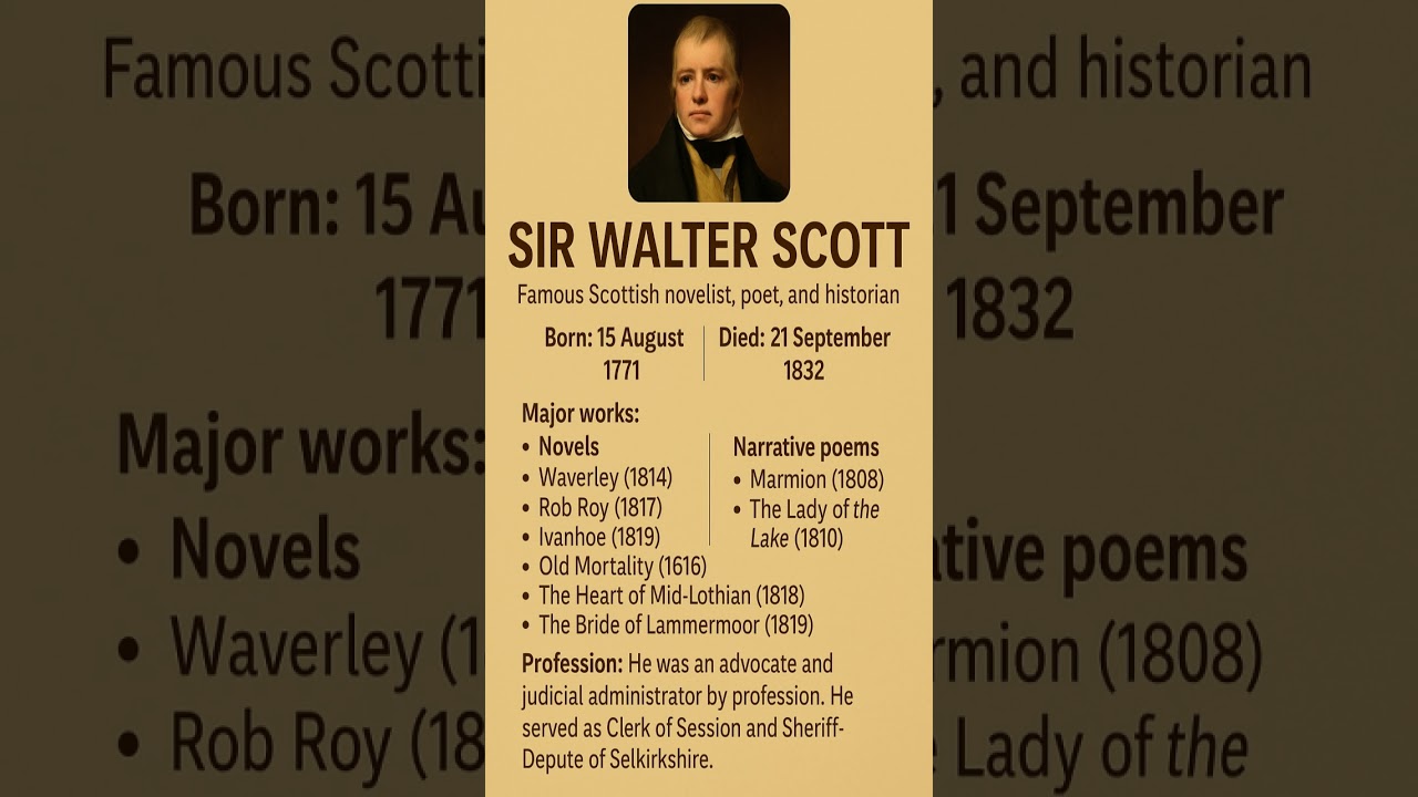 Sir Walter Scott 
