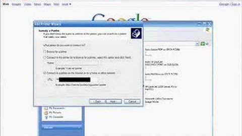 Installing a Network Printer in XP