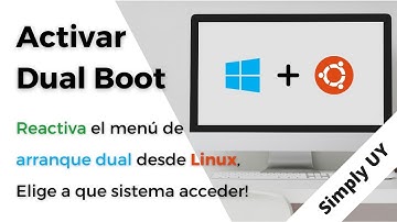 Activar arranque dual :: Windows + Linux :: Simply UY