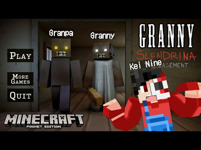 Granny, Slendrina at Spider Mom sa Minecraft PE | Nakakatakot si Lola na Multo class=