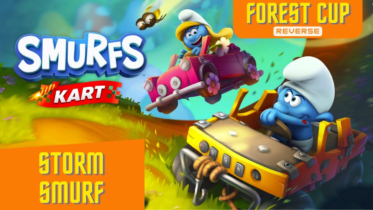 Smurfs Kart - Winner of Forest Cup [Reverse Mode], Storm Smurf 